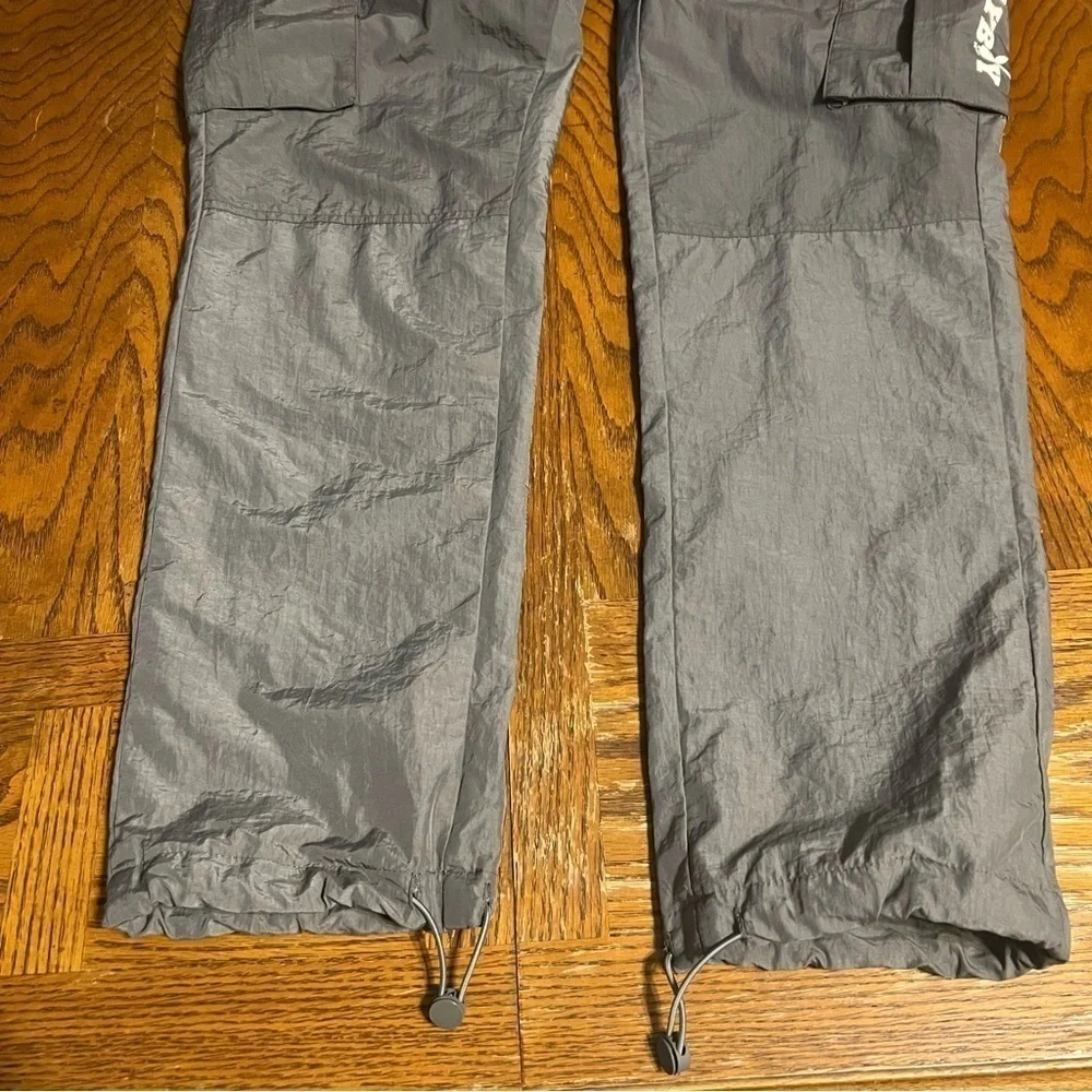 Playboy By PacSun Men's Cargo Track Pants in Gray Sz M Lightweight Hiking